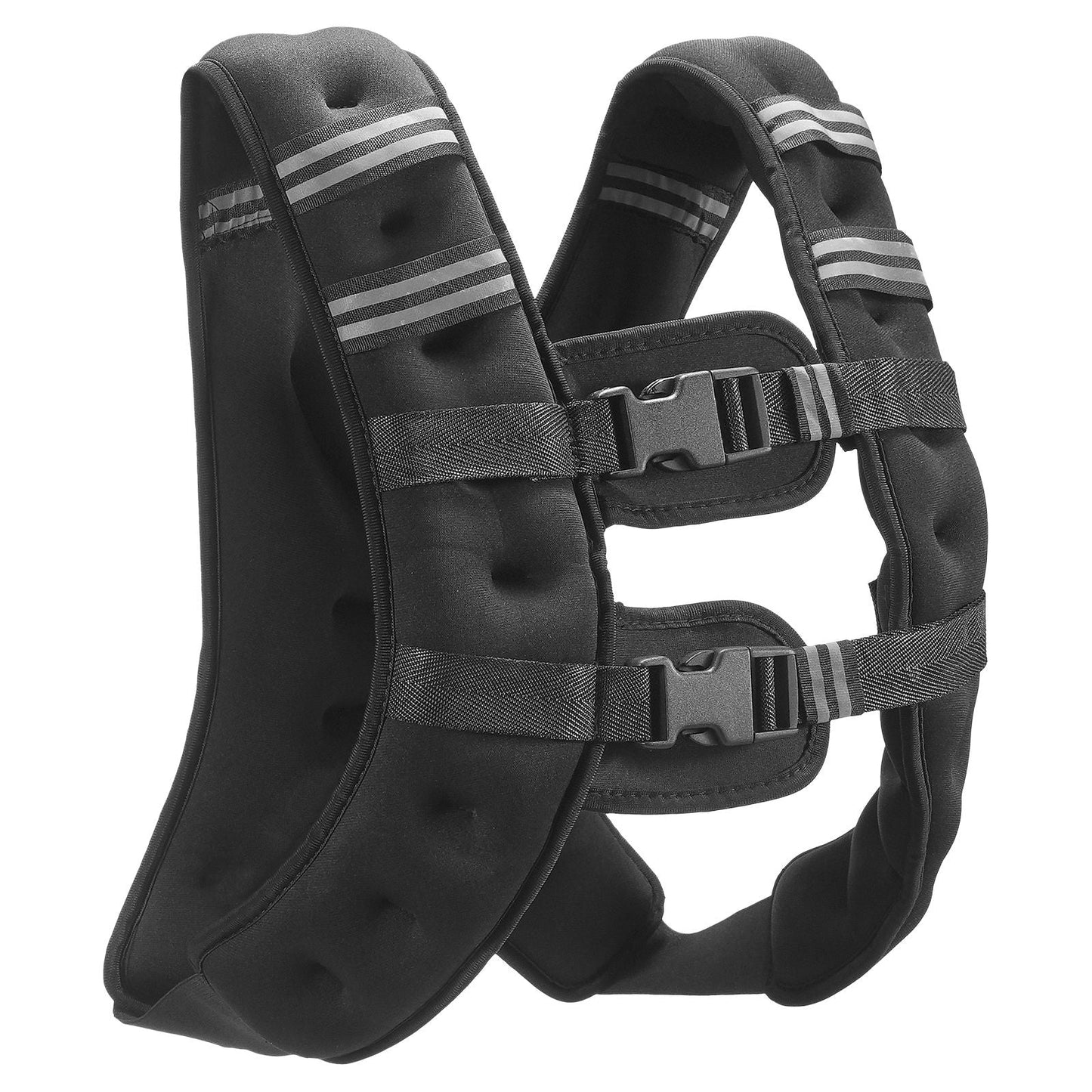 Weighted Vest, 16 lbs Weight Vest with Reflective Stripe, Adjustable Buckle Body Weight Vest for Men Women, Workout Equipment for Strength Training, Running, Jogging, Fitness, and Weight Loss New Era Fashion LLc