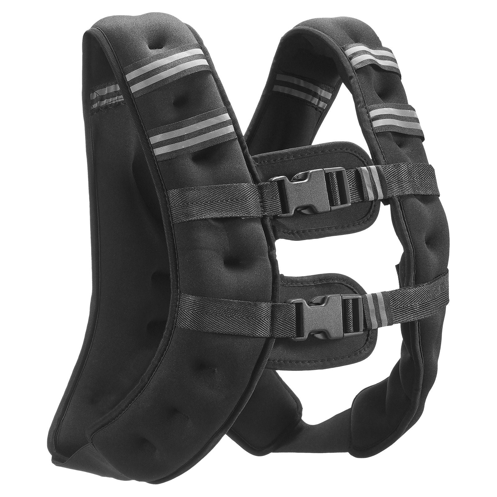 Weighted Vest, 16 lbs Weight Vest with Reflective Stripe, Adjustable Buckle Body Weight Vest for Men Women, Workout Equipment for Strength Training, Running, Jogging, Fitness, and Weight Loss New Era Fashion LLc