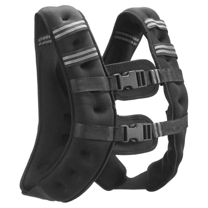 Weighted Vest, 16 lbs Weight Vest with Reflective Stripe, Adjustable Buckle Body Weight Vest for Men Women, Workout Equipment for Strength Training, Running, Jogging, Fitness, and Weight Loss New Era Fashion LLc
