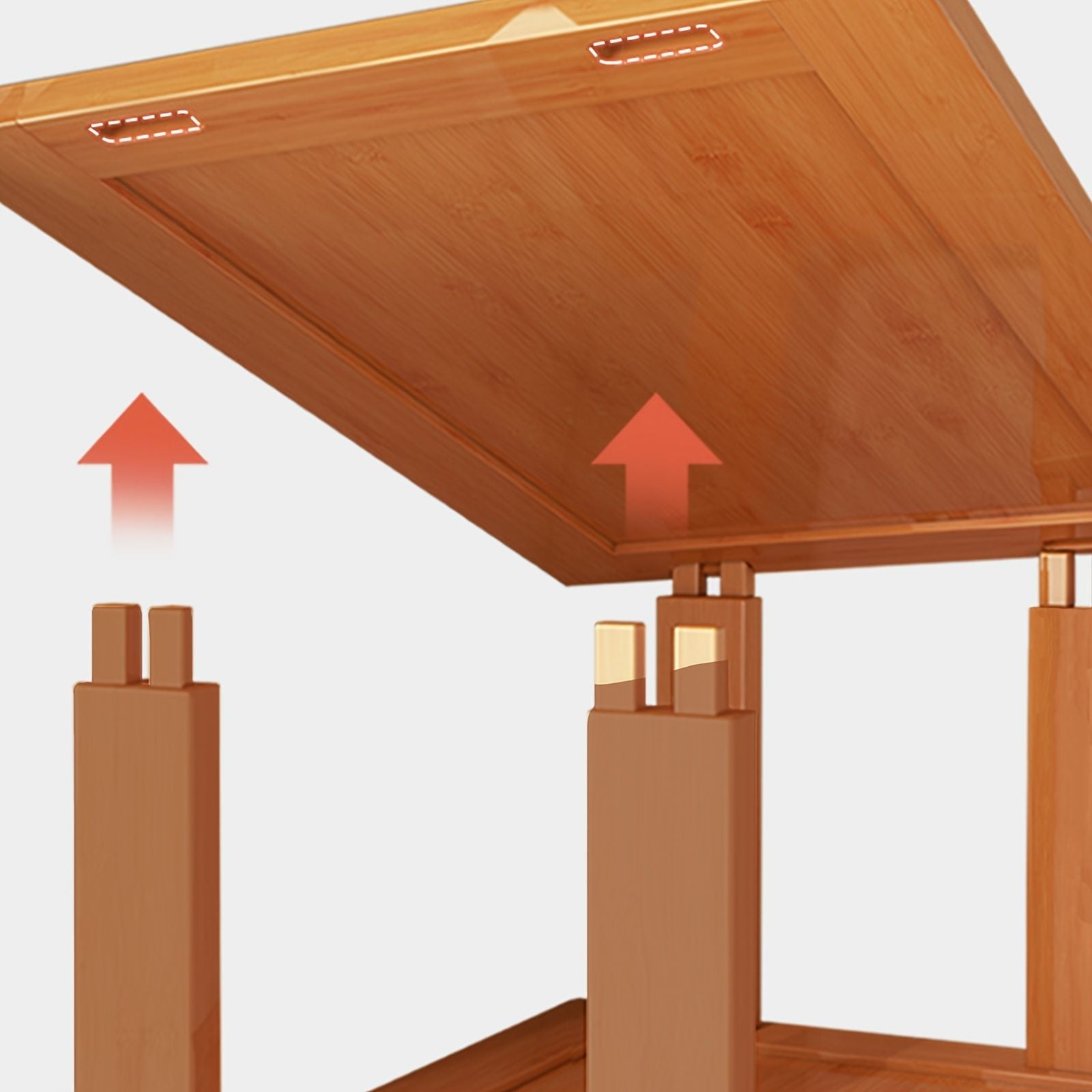 Versatile Bamboo Expandable Folding Storage Rack - 3/6/9 Layer Organizer for Any Room, No Assembly Needed! New Era Fashion LLc