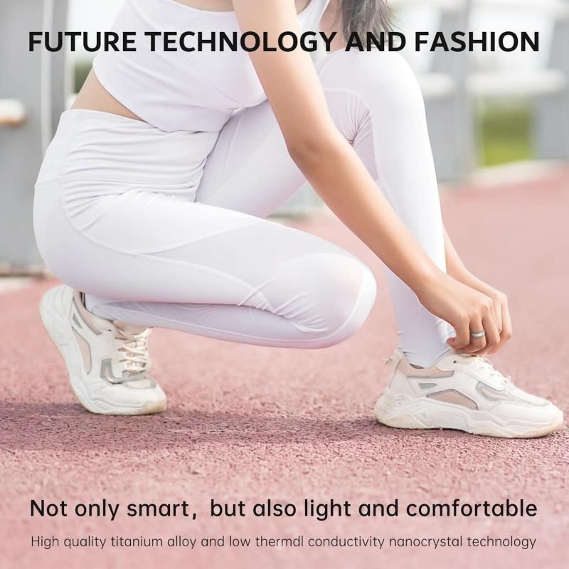 New Smart Ring Elegant Smart Jewelry for Women, Luxury Diamond Fitness Ring with Visible Circuitry Design, All-Day Health Monitoring, IP68 Waterproof, iOS Android Compatible New Era Fashion LLc