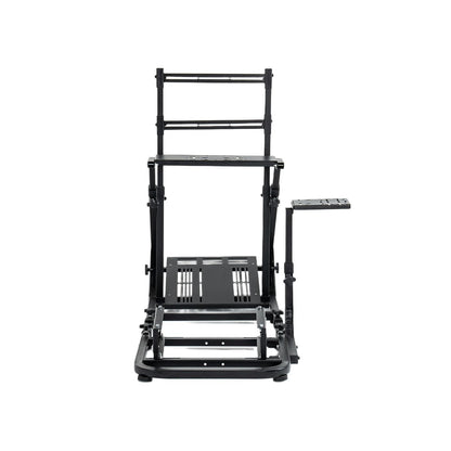 Enhanced and stable racing wheel cockpit, compatible with Fanatec, PXN, Thrustmaster, and Logitech adjustable driving simulators, excluding handbrake, pedals, and monitor -No self pick up New Era Fashion LLc