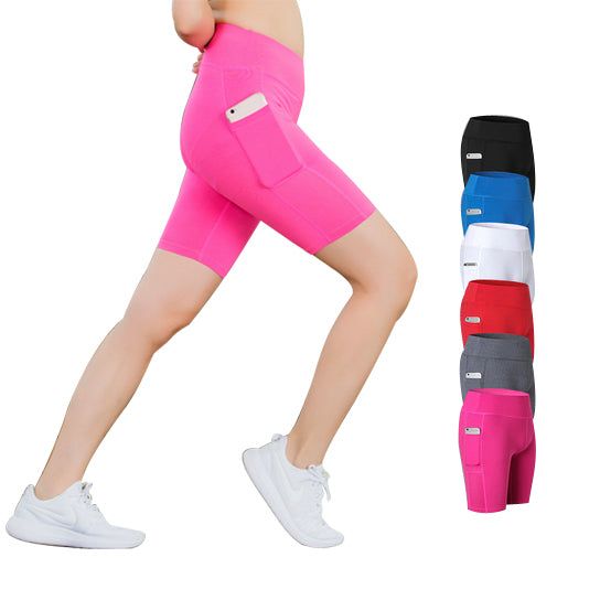 All Seasons Yoga Shorts Stretchable With Phone Pocket New Era Fashion LLc