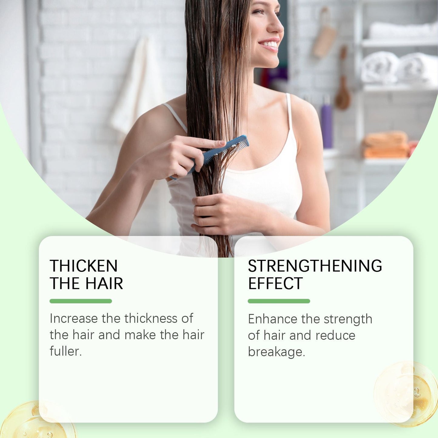 Hoegoa Rosemary Thickening Shampoo - Plant-controlled oil, nourishing and moisturizing, repairing, volumizing, refreshing shampoo New Era Fashion LLc