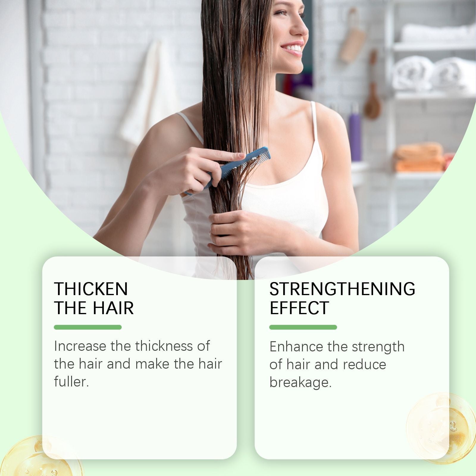 Hoegoa Rosemary Thickening Shampoo - Plant-controlled oil, nourishing and moisturizing, repairing, volumizing, refreshing shampoo New Era Fashion LLc