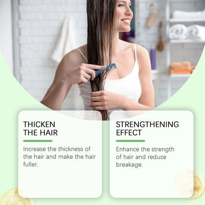 Hoegoa Rosemary Thickening Shampoo - Plant-controlled oil, nourishing and moisturizing, repairing, volumizing, refreshing shampoo New Era Fashion LLc