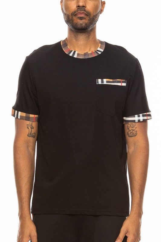 Checkered Short Sleeve Tee New Era Fashion LLc