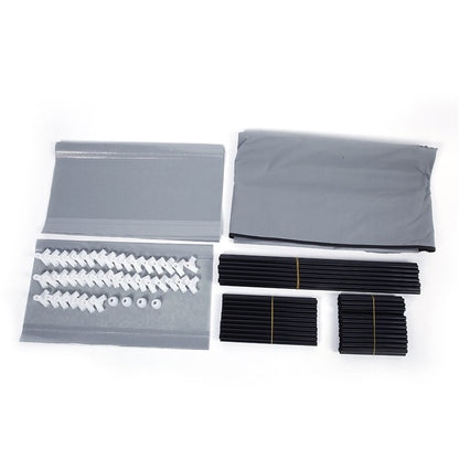 Room-saving 10-Layers 9 Lattices Non-woven Fabric Shoe Rack Black New Era Fashion LLc