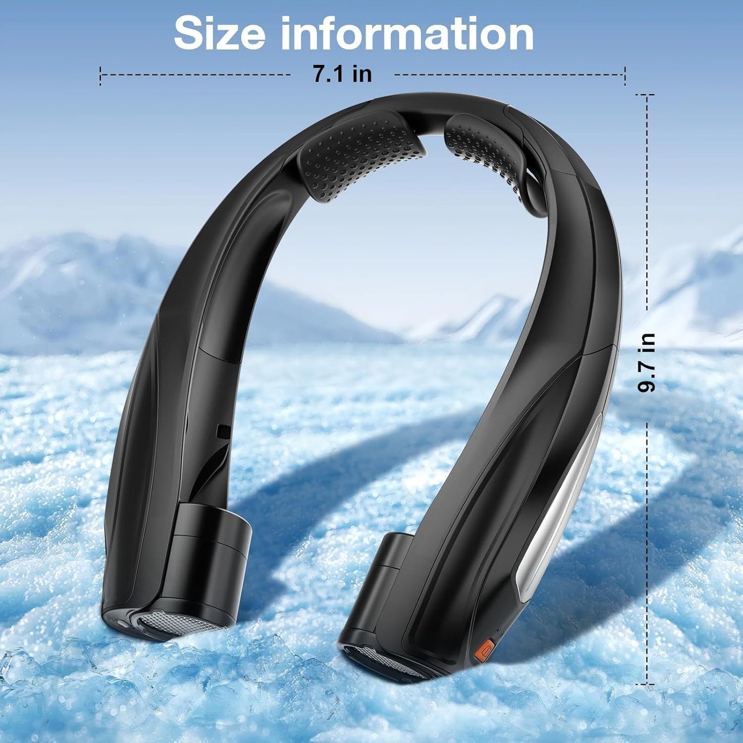 Neck Fan, 6 Speeds Adjustable Portable Personal Fan Rechargeable, Faster Cooling Wearable Fan, Ultra Quiet for Home, Office, Travel, Outdoor New Era Fashion LLc