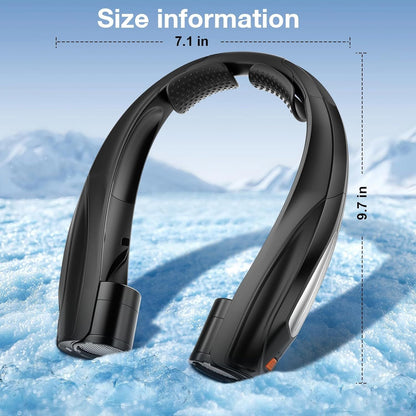 Neck Fan, 6 Speeds Adjustable Portable Personal Fan Rechargeable, Faster Cooling Wearable Fan, Ultra Quiet for Home, Office, Travel, Outdoor New Era Fashion LLc
