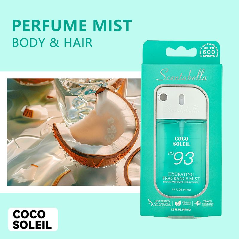 4 Scents Travel-Size Body & Hair Fragrance Mist (1.5 fl oz) - Long-Lasting Fruity & Floral Fragrance for Women, Dates & Gifts New Era Fashion LLc
