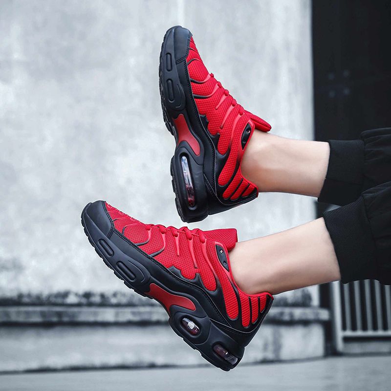 Men's shoes spring and autumn new all-palm air cushion running sneakers all-match trend men's platform casual shoes New Era Fashion LLc