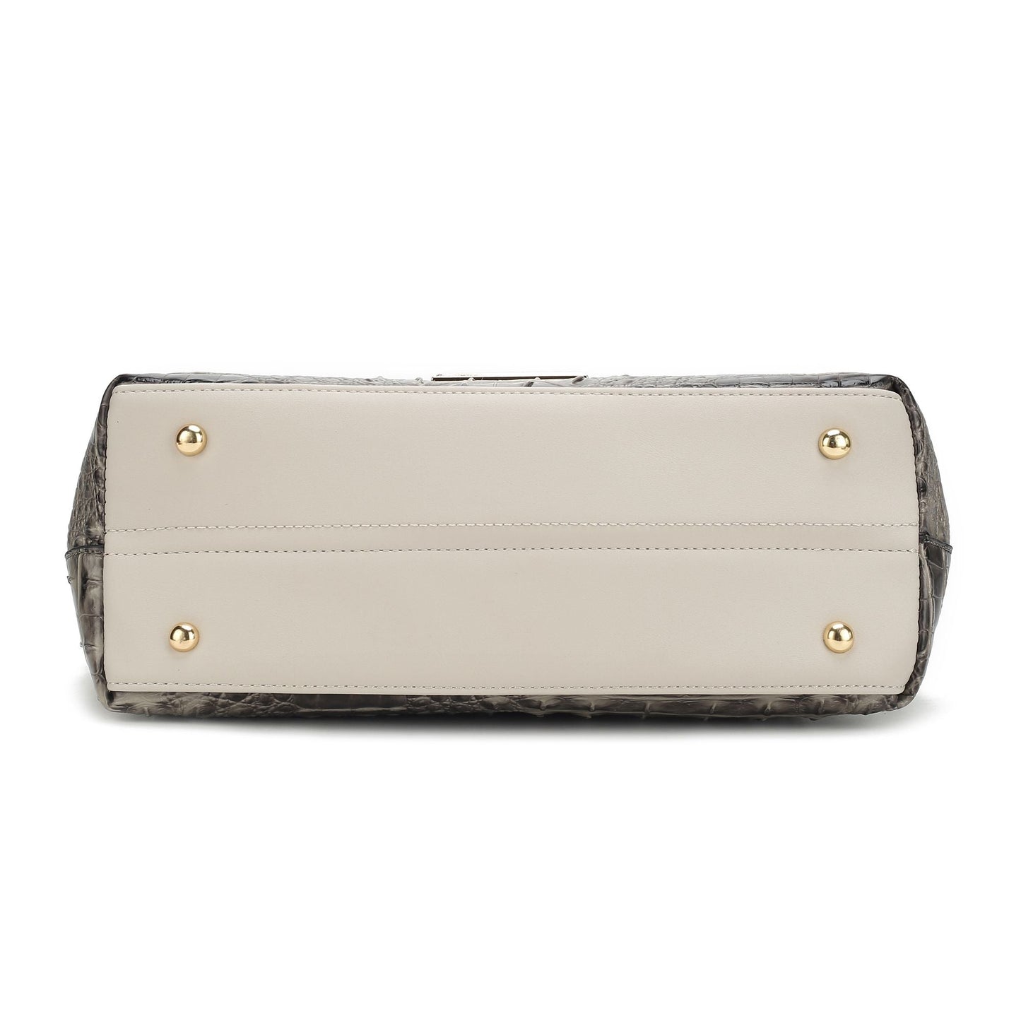MKF Collection Phoebe Faux Crocodile Embossed Vegan Leather Women Tote with Wristlet Wallet Bag by Mia k New Era Fashion LLc