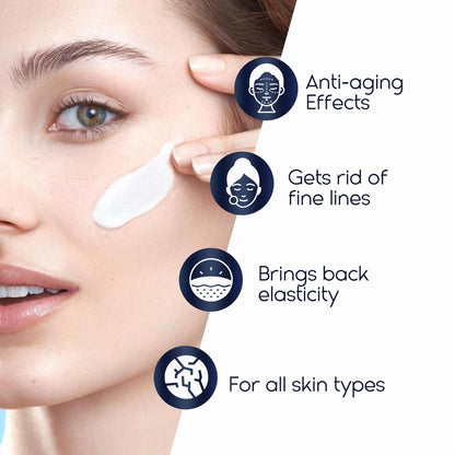 Night Cream for Women Anti aging Retinol Night Cream for Face Wrinkle Cream for Women Overnight Collagen Repair Hyaluronic Acid Face Moisturiser with Niacinamide Peptides Made in Italy New Era Fashion LLc