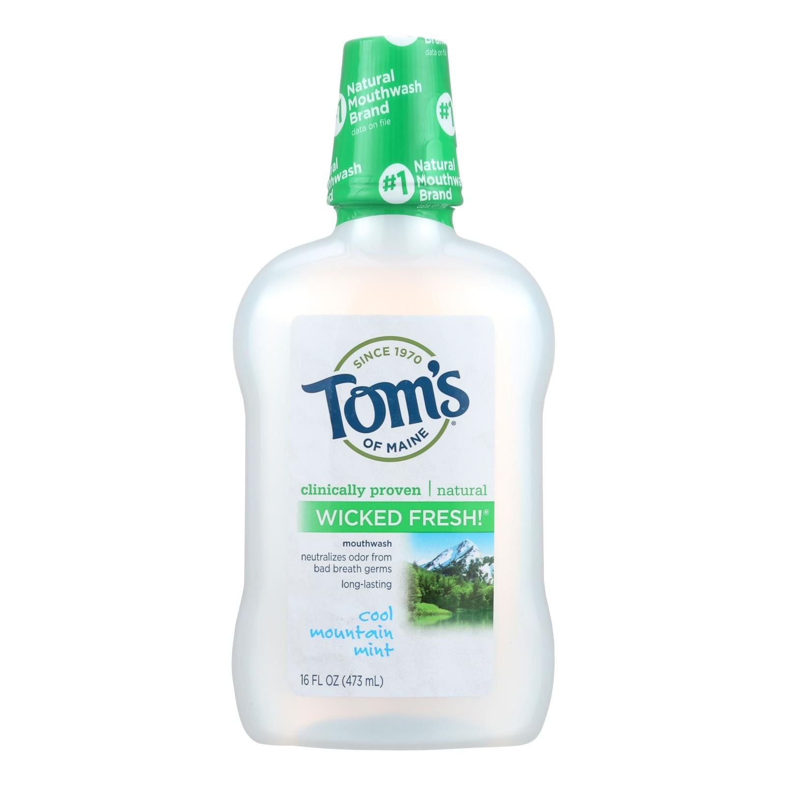 Tom's Of Maine Cool Mountain Mint Mouthwash - 16 Oz New Era Fashion LLc