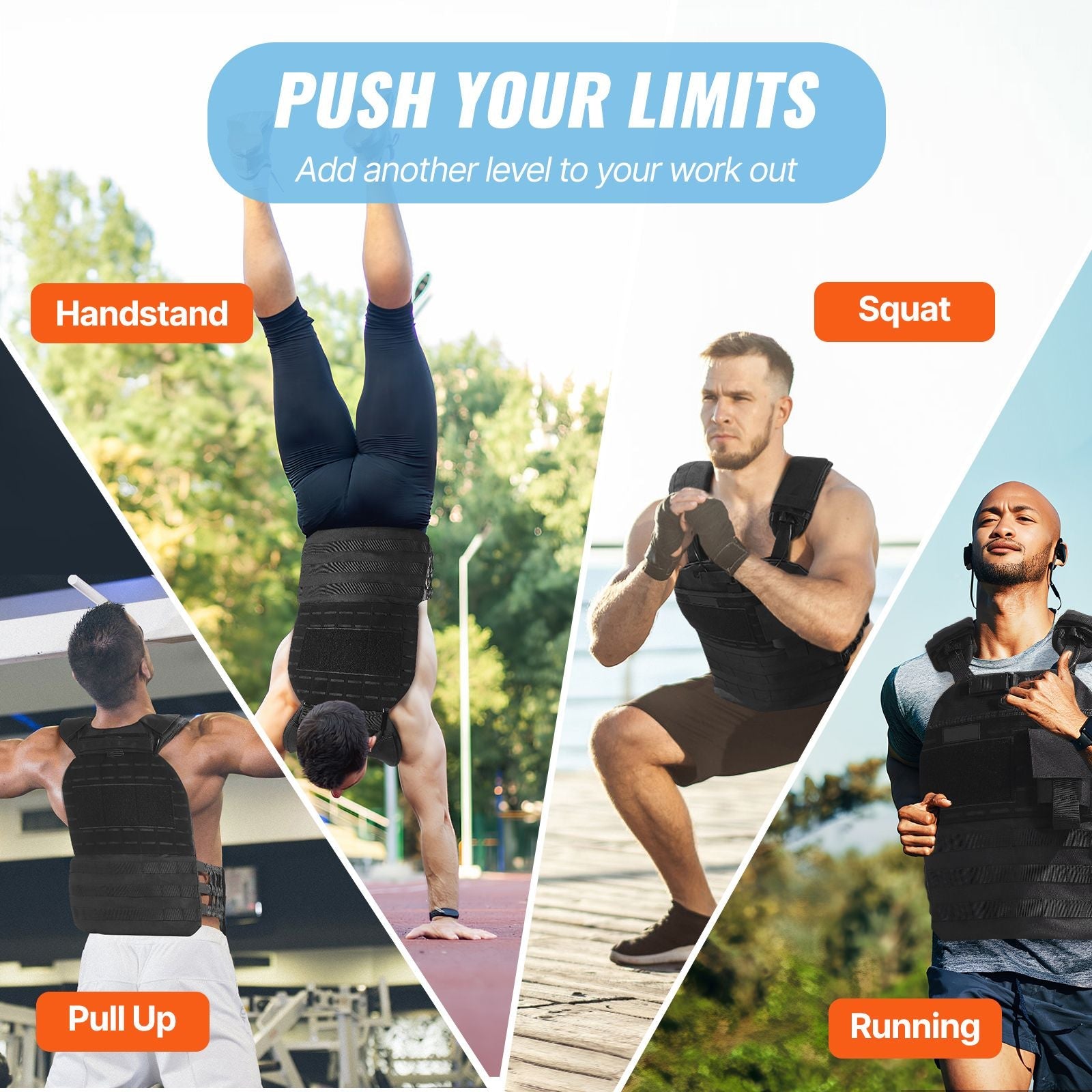 Weighted Vest, 40lb Weight Vest, Adjustable Body Weight Jacket for Men Women, Workout Equipment for Strength and Endurance Training, Running, Jogging, Walking, Fitness, and Weight Loss New Era Fashion LLc