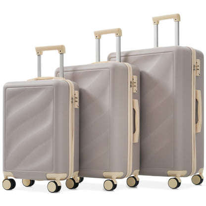 Luggage Set 3 Piece, Lightweight Durable ABS Suitcases with Spinner Wheels and TSA Lock, Carry-on & Checked Travel Luggage (20"/24"/28") New Era Fashion LLc