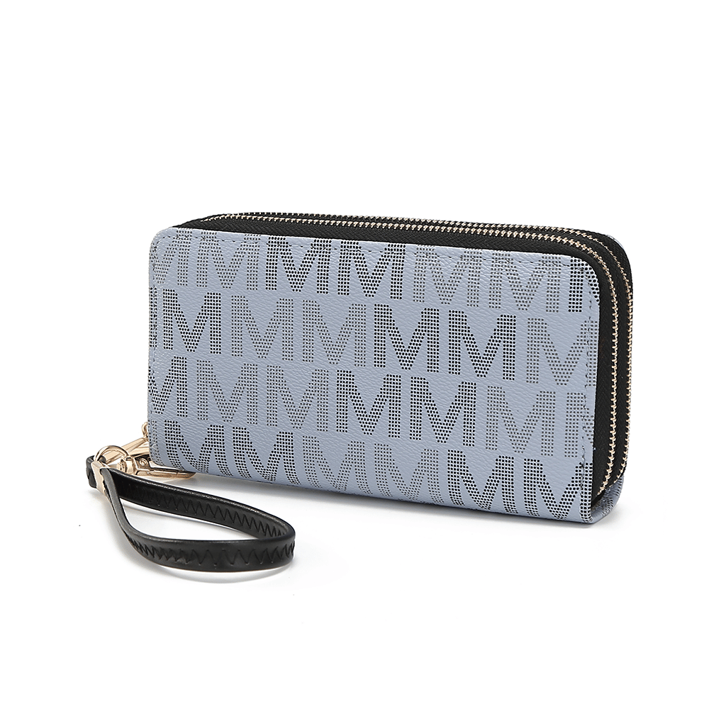 MKF Collection Hofstra M Signature Wallet Wristlet by Mia k New Era Fashion LLc