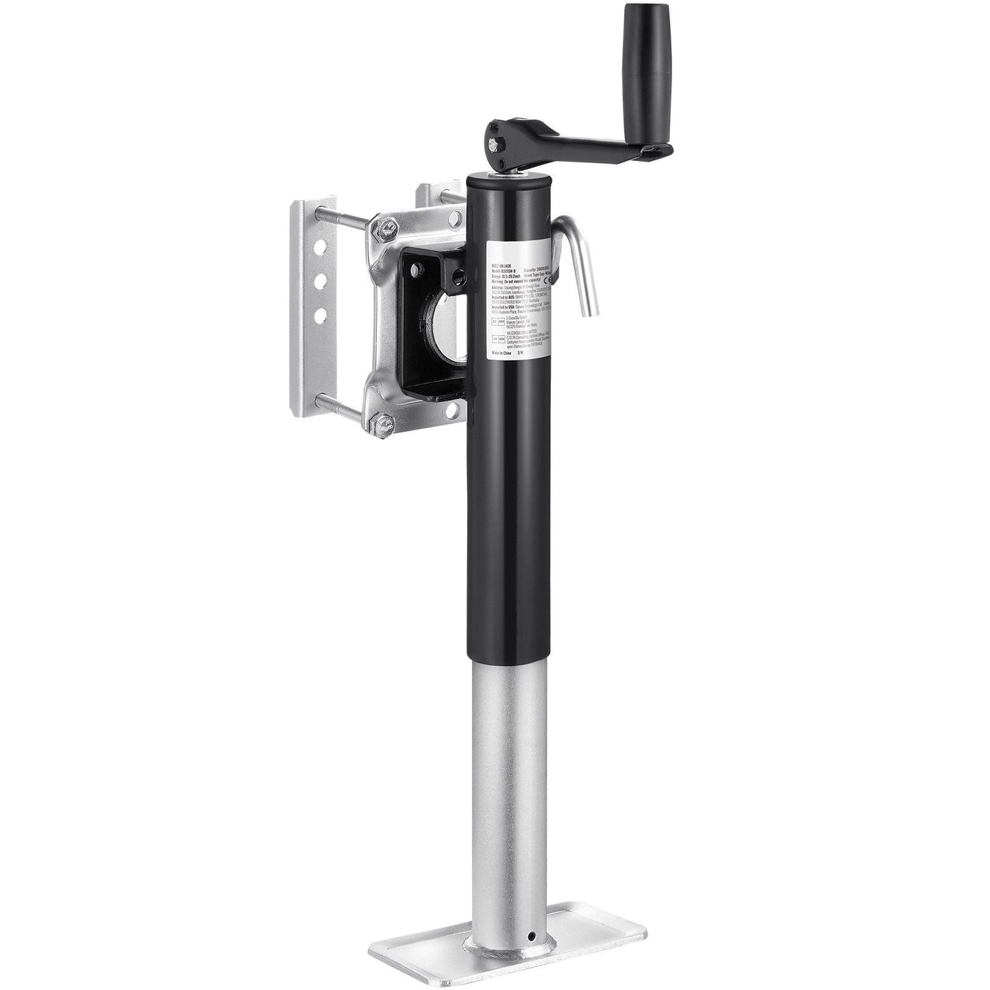 Trailer Jack, 2000 lbs Dynamic Load Capacity, Heavy Duty Swivel Bolt-on Trailer Jack, 10" Lift Trailer Jack Stand with Handle for RV Trailer, Horse Trailer, Utility Trailer, and Yacht Trailer New Era Fashion LLc
