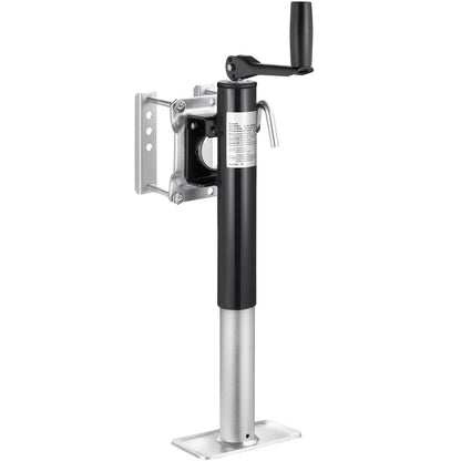 Trailer Jack, 2000 lbs Dynamic Load Capacity, Heavy Duty Swivel Bolt-on Trailer Jack, 10" Lift Trailer Jack Stand with Handle for RV Trailer, Horse Trailer, Utility Trailer, and Yacht Trailer New Era Fashion LLc