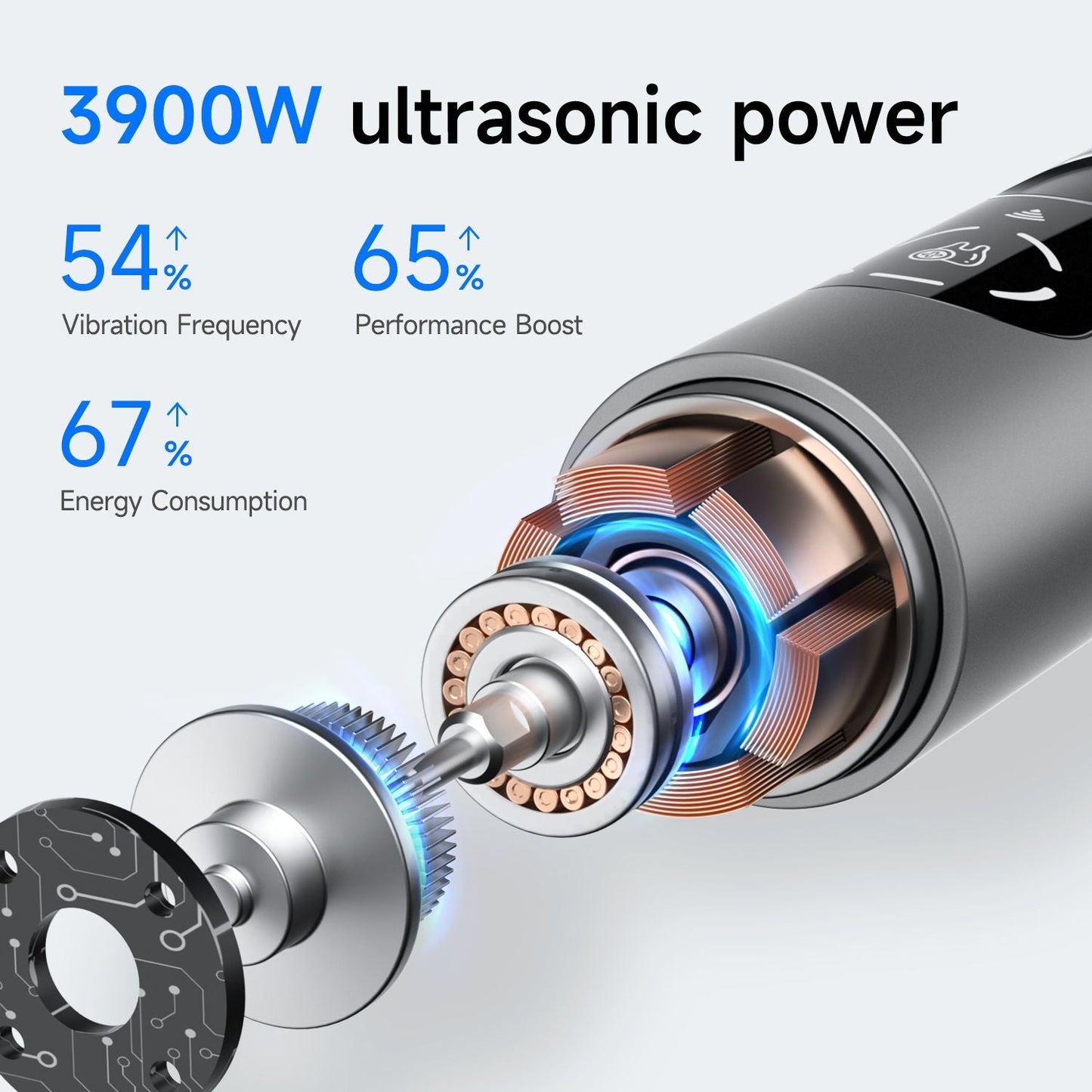 Home stone-removing device, visual ultrasonic dental cleaner for removing tartar and dental plaque, crescent-shaped dental cleaning tool New Era Fashion LLc