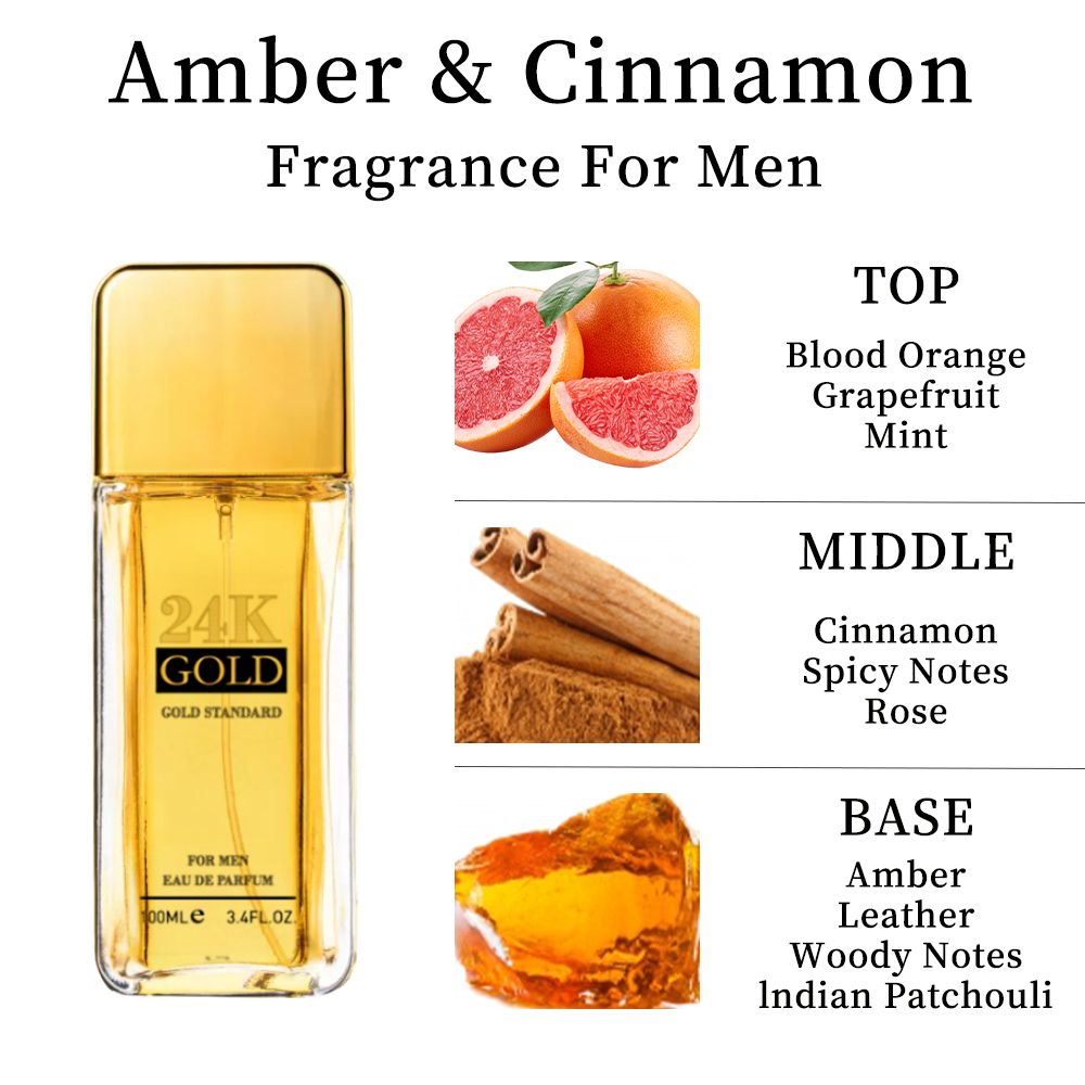 3.4f.0zMen's Eau De Toilette Spray, with Amber & Cinnamon Long-Lasting Perfume, Perfect forDating, Daily Life, Parties, Gift Giving, Notes OfBlood Orange, Grapefruit, Mint New Era Fashion LLc