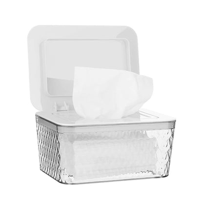 Wipes Dispenser, One-Handed Operation Wipe Holder for Baby & Adult, Seal-Designed Wipes Container for Bathroom Keep Diaper Wipes Fresh New Era Fashion LLc
