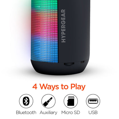 HyperGear Rave Mini Wireless LED Speaker New Era Fashion LLc
