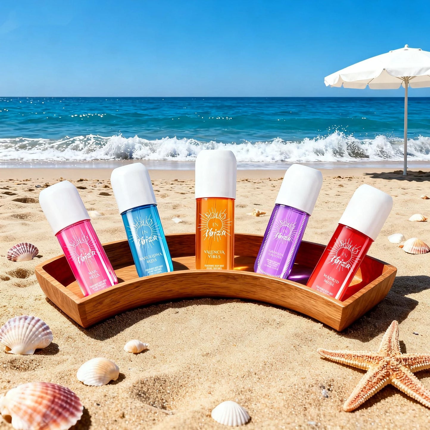 5-Piece Women's Hair & Body Perfume Spray Gift Set (5x3.4 Oz) - 5 Long-Lasting Sweet & Fresh Scents, Perfect Holiday & Date Gift New Era Fashion LLc