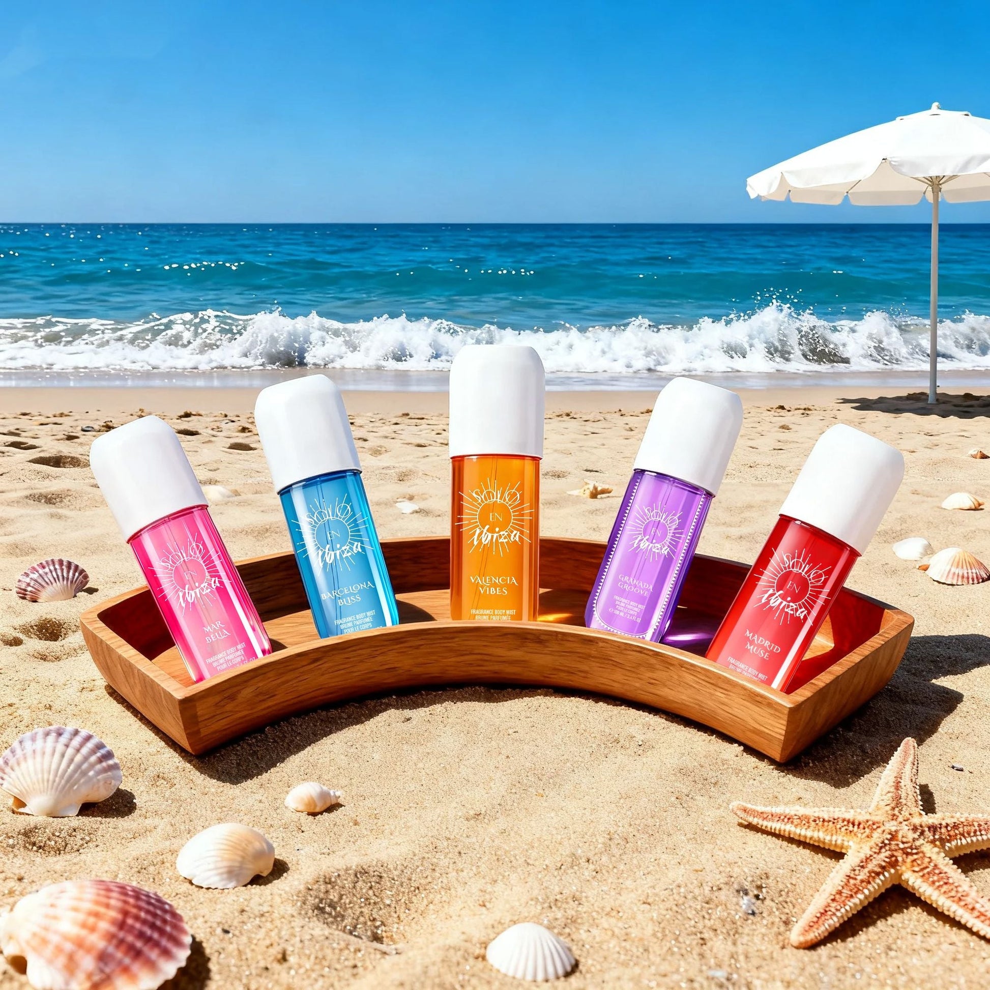 5-Piece Women's Hair & Body Perfume Spray Gift Set (5x3.4 Oz) - 5 Long-Lasting Sweet & Fresh Scents, Perfect Holiday & Date Gift New Era Fashion LLc