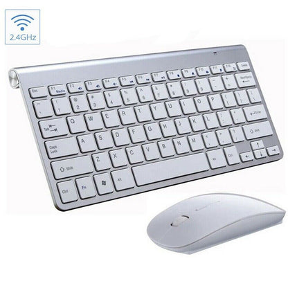 Mini Wireless Keyboard And Mouse Set Waterproof 2.4G For Mac Apple PC Computer New Era Fashion LLc