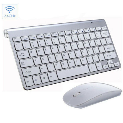 Mini Wireless Keyboard And Mouse Set Waterproof 2.4G For Mac Apple PC Computer New Era Fashion LLc