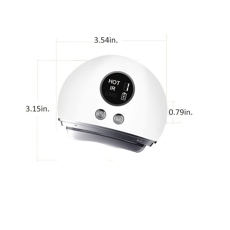 1pc Electric Gua Sha Facial Tools; Face Scraping Massager With 9 Modes; Skin Care Tool For Anti-Aging; Improve Facial Contour New Era Fashion LLc