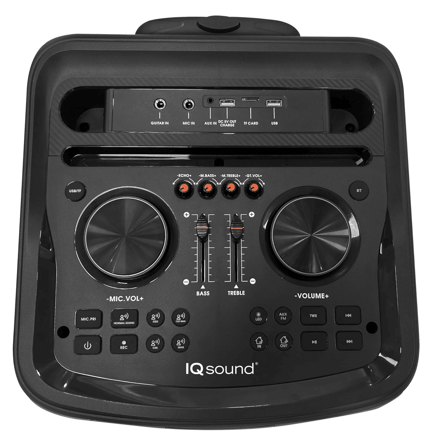 IQ Sound CYBER FLEX12 12-Inch Portable Bluetooth Party Speaker New Era Fashion LLc