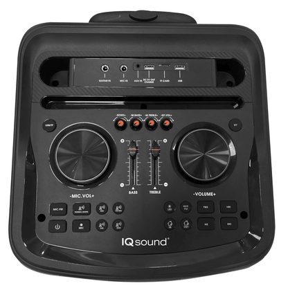 IQ Sound CYBER FLEX12 12-Inch Portable Bluetooth Party Speaker New Era Fashion LLc