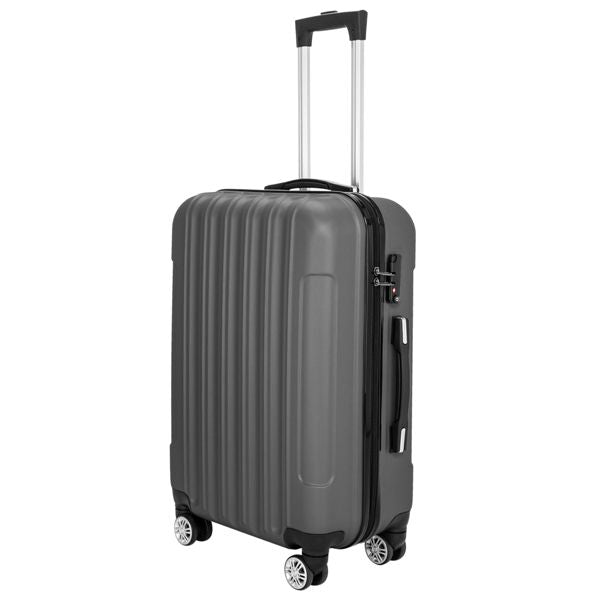 3-in-1 Multifunctional Large Capacity Traveling Storage Suitcase Luggage Set Dark Gray New Era Fashion LLc