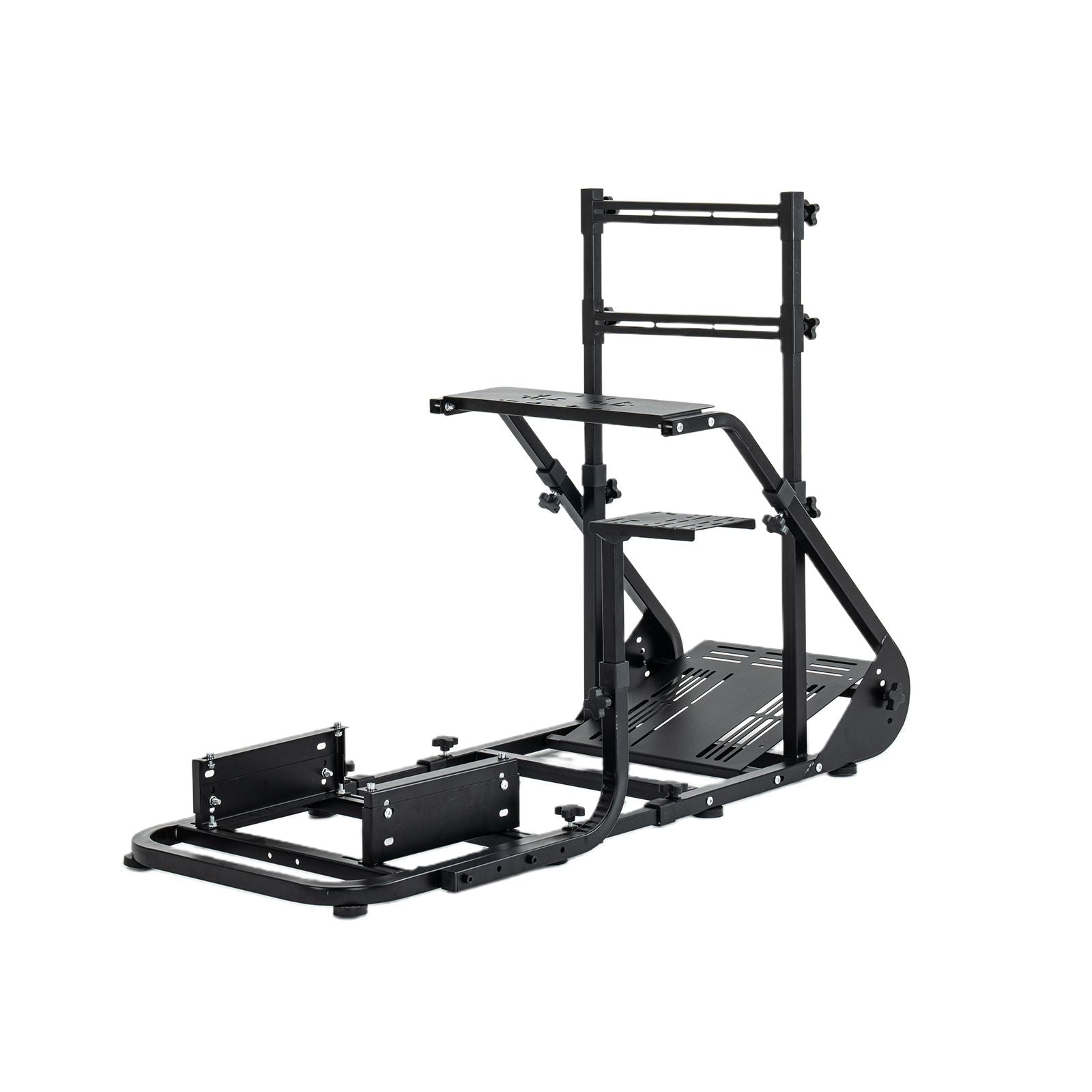 Enhanced and stable racing wheel cockpit, compatible with Fanatec, PXN, Thrustmaster, and Logitech adjustable driving simulators, excluding handbrake, pedals, and monitor -No self pick up New Era Fashion LLc