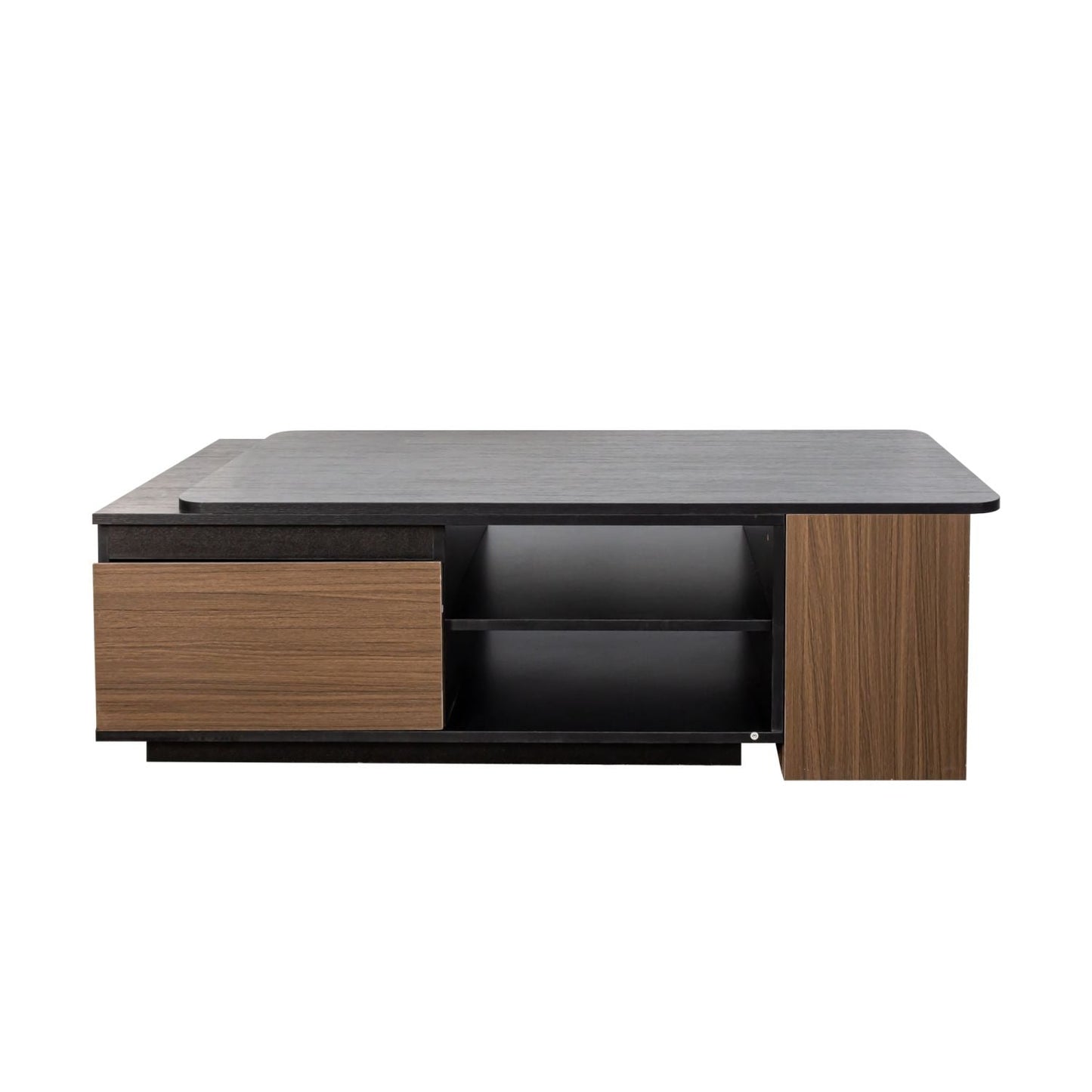 Versatile Extendable Wood Coffee Table with Adjustable Length & Dual Storage Drawers for Modern Living Rooms New Era Fashion LLc