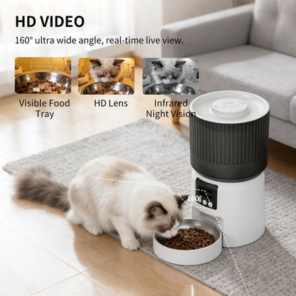 Intelligent fully automatic pet feeder, timed and quantified feeding, remote control is more worry free New Era Fashion LLc