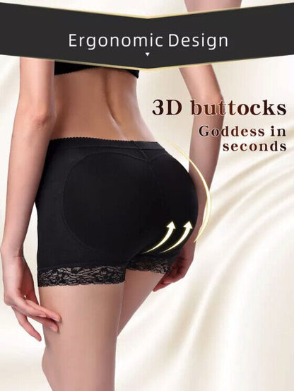 Booty Shaper Padded Underwear Panty Women's FAKE ASS Butt Lifter & Hip Enhancer New Era Fashion LLc