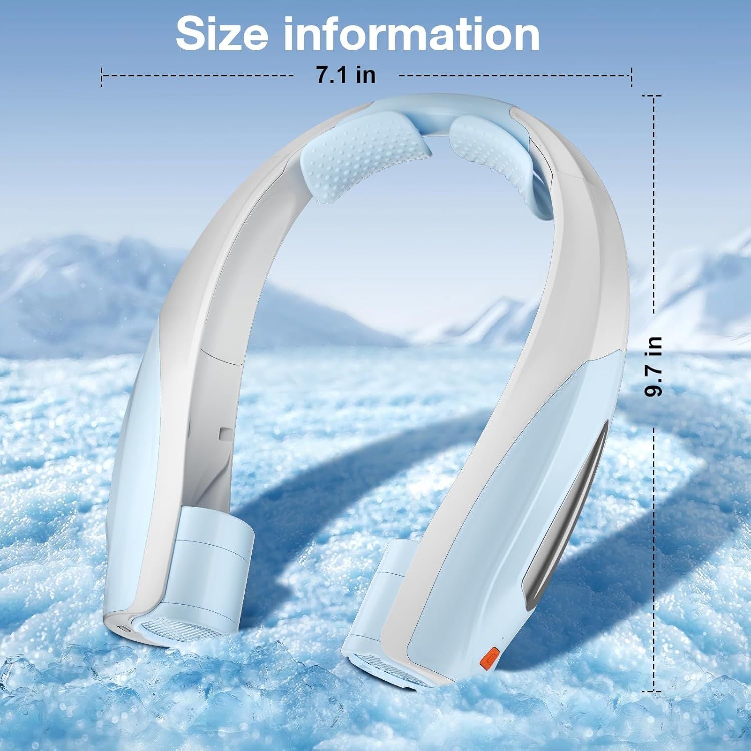 Neck Fan, 6 Speeds Adjustable Portable Personal Fan Rechargeable, Faster Cooling Wearable Fan, Ultra Quiet for Home, Office, Travel, Outdoor New Era Fashion LLc
