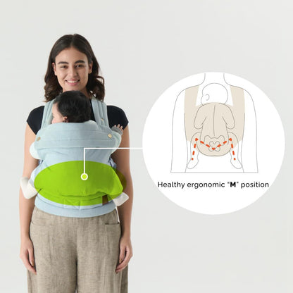 Ergonomic Baby Carrier Newborn to Toddler, Lightweight & Breathable Cotton Infant Carrier for Hands Free Comfort New Era Fashion LLc