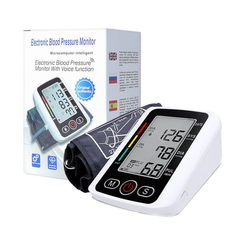 Wireless Digital Blood Pressure Monitor with LCD Display & Voice Alerts for Accurate Readings at Home New Era Fashion LLc