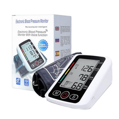Wireless Digital Blood Pressure Monitor with LCD Display & Voice Alerts for Accurate Readings at Home New Era Fashion LLc