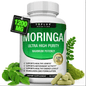 Moringa Capsules 1200mg - Pure Moringa Powder For Immune, Gut Health 90 Capsules New Era Fashion LLc