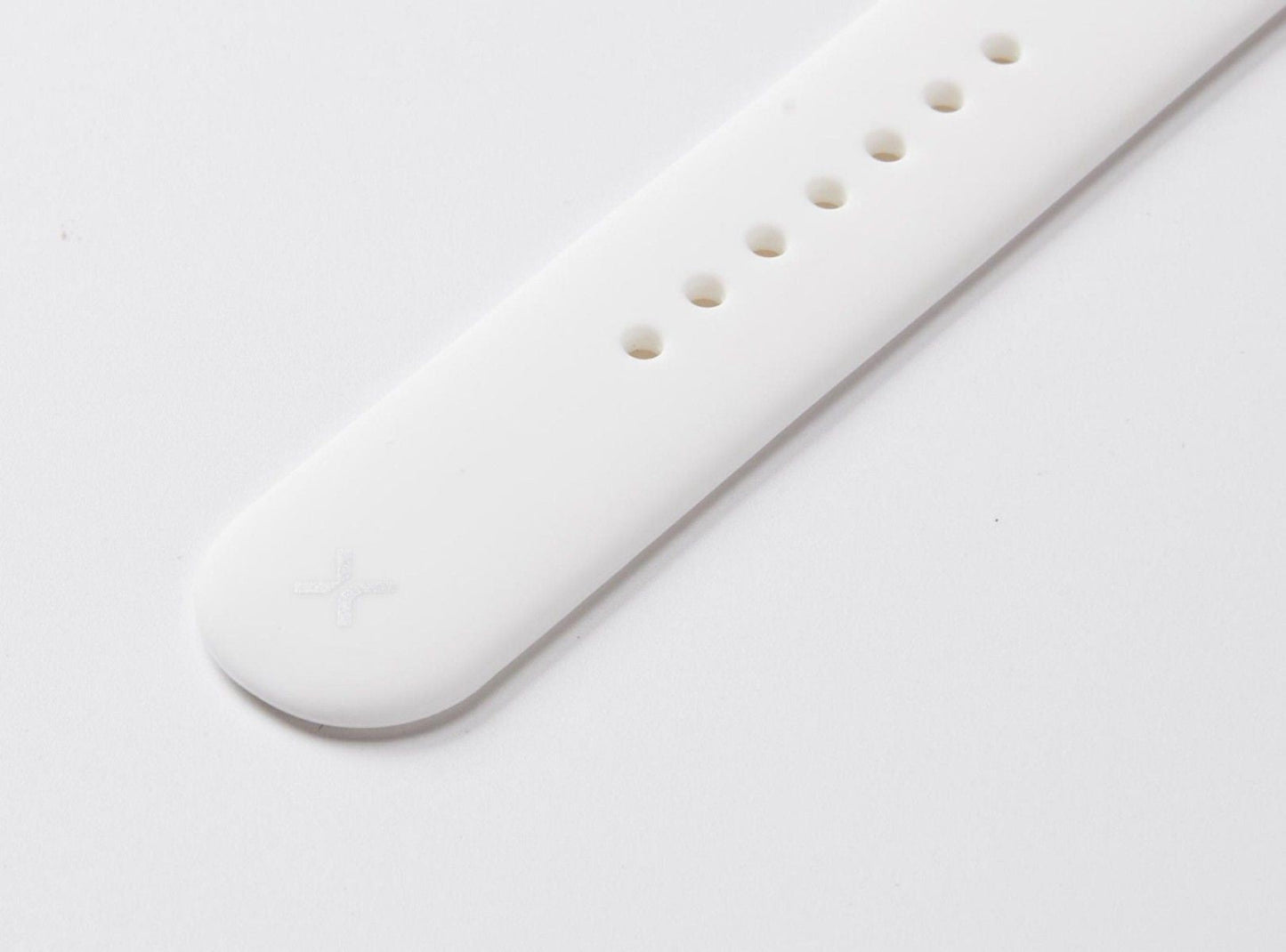 White Silicone Watch Band Made for Apple Watch - Large (42/44/45/49mm) New Era Fashion LLc