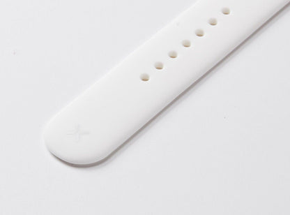 White Silicone Watch Band Made for Apple Watch - Large (42/44/45/49mm) New Era Fashion LLc
