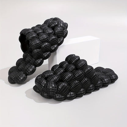 Women's Solid Ultra Cushioned Bubble Slides; Bubble Slippers New Era Fashion LLc