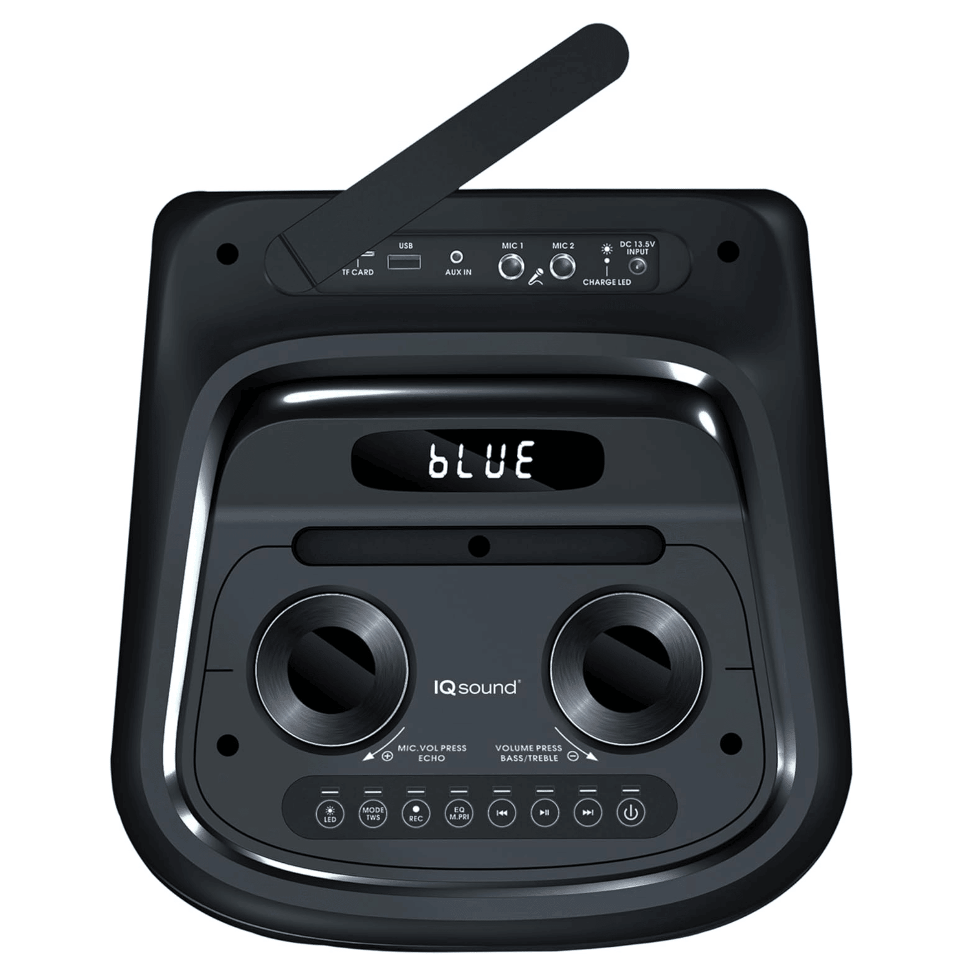 IQ Sound TorusFLEX 2x10-Inch Portable Bluetooth DJ Speaker New Era Fashion LLc