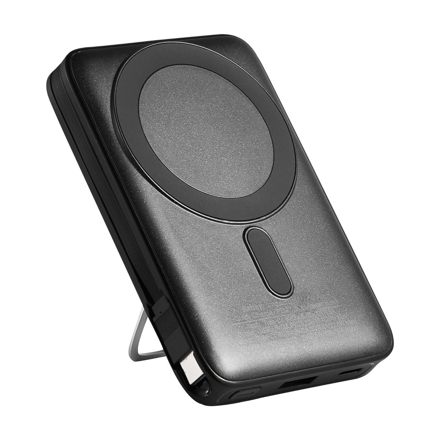 Magnetic Power Bank, 10000 mAh Battery Pack, Wireless MagSafe-Compatible Portable Charger, with Smart LED Display, Foldable Stand, Fast Charging for iPhone16/15/14/13/12 Series, Samsung, Huawei New Era Fashion LLc
